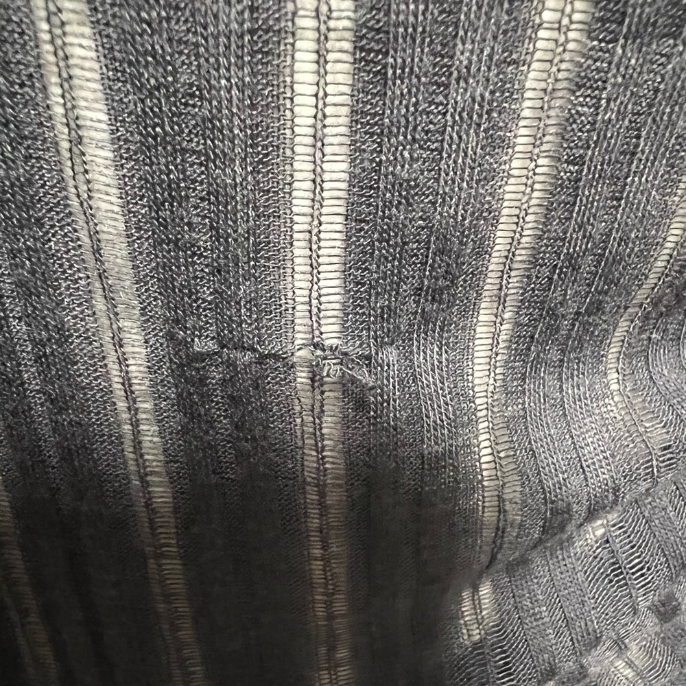 Grey see through tank top